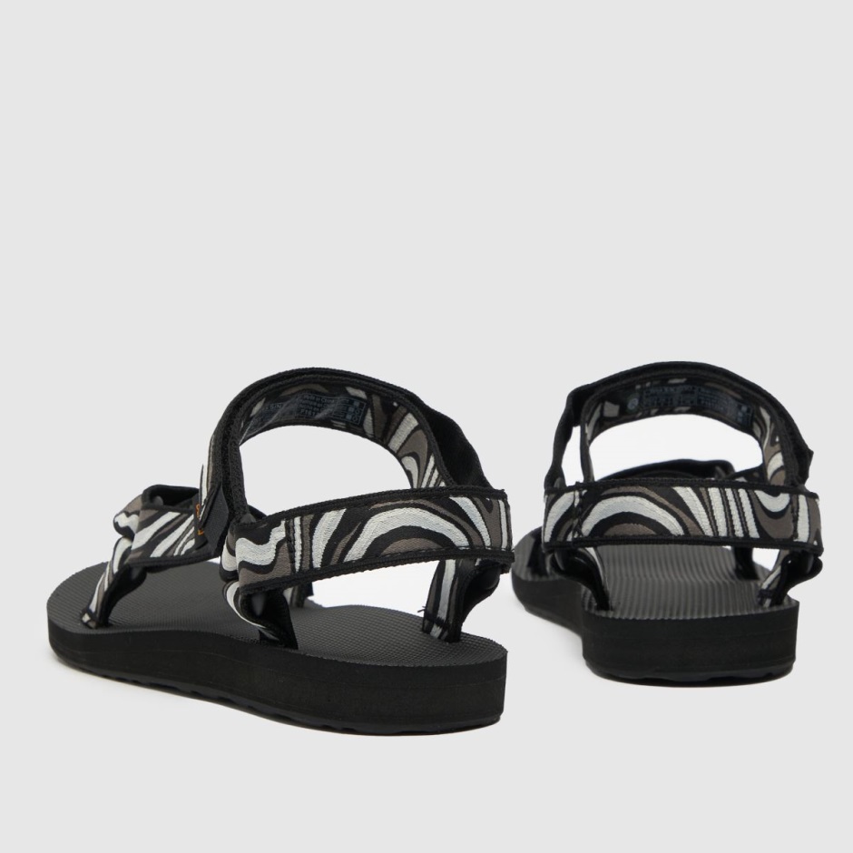 Dr Martens Schweiz Zürich Teva Zappy Vegan Sandals Black-white