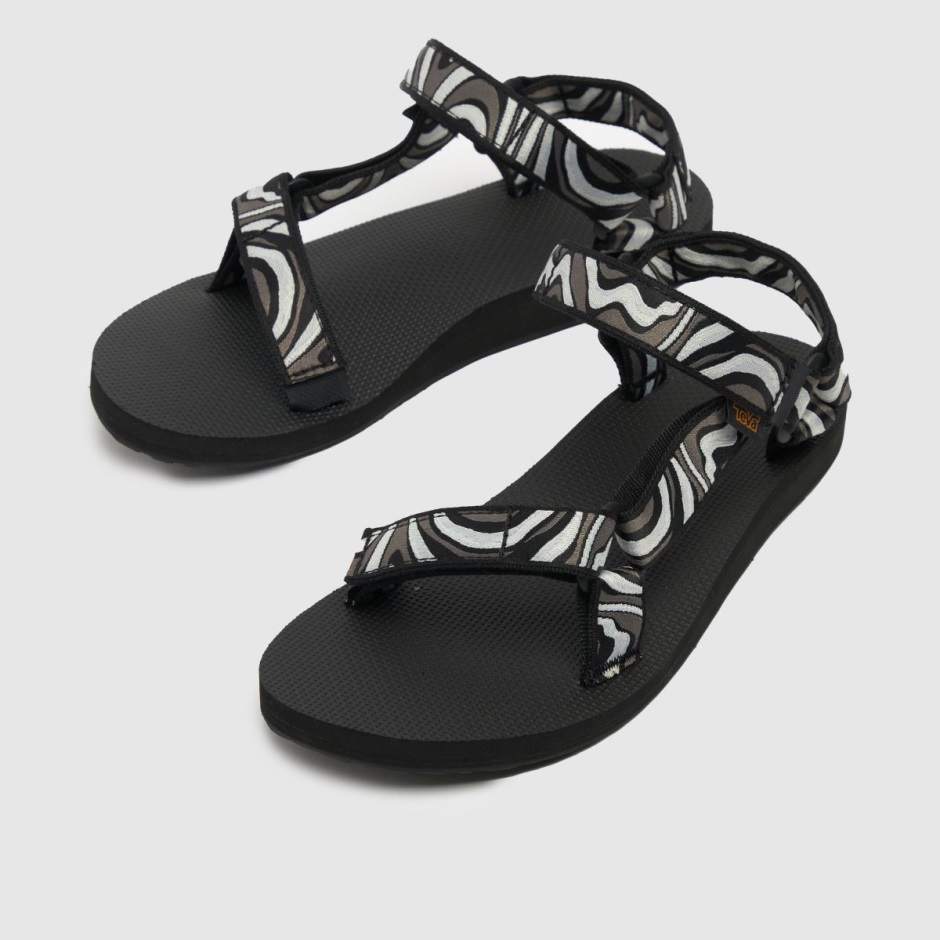 Dr Martens Schweiz Zürich Teva Zappy Vegan Sandals Black-white