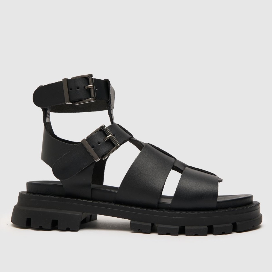 Dr Martens Schweiz Zürich Black Schuh Trace Leather Chunky Sandals