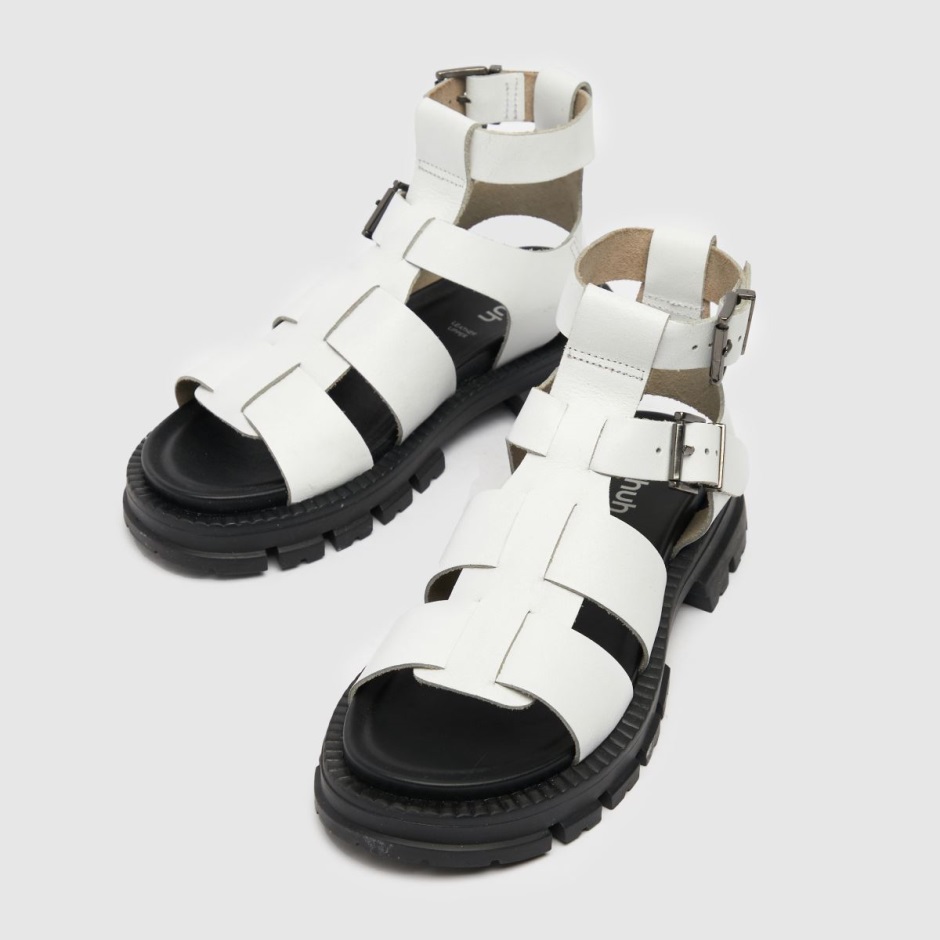 Dr Martens Schweiz Zürich White Schuh Trace Leather Chunky Sandals