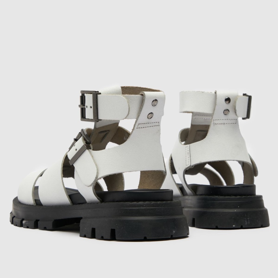 Dr Martens Schweiz Zürich White Schuh Trace Leather Chunky Sandals