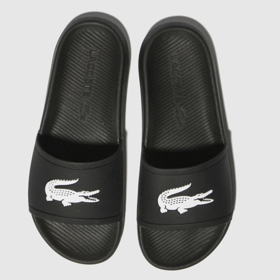Dr Martens Schweiz Zürich Lacoste Croco Slide 119 3 Sandals Black-white