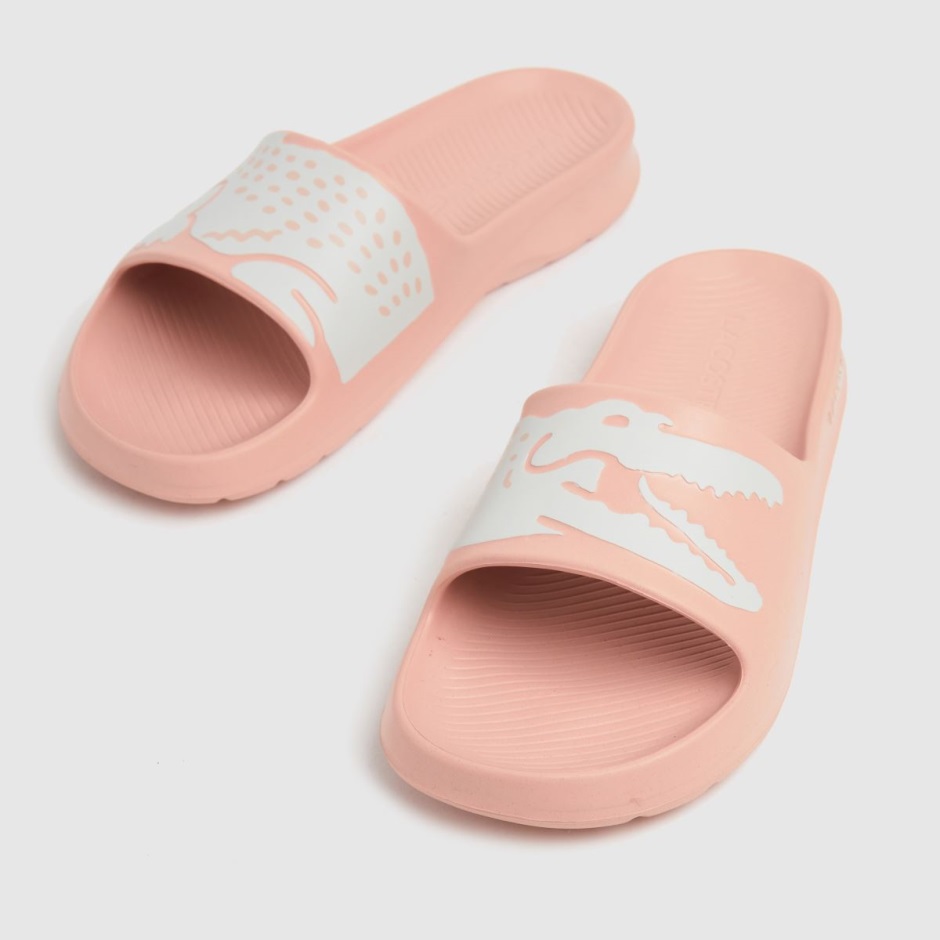 Dr Martens Schweiz Zürich Pale Pink Lacoste Croco Slide 2.0 Sandals