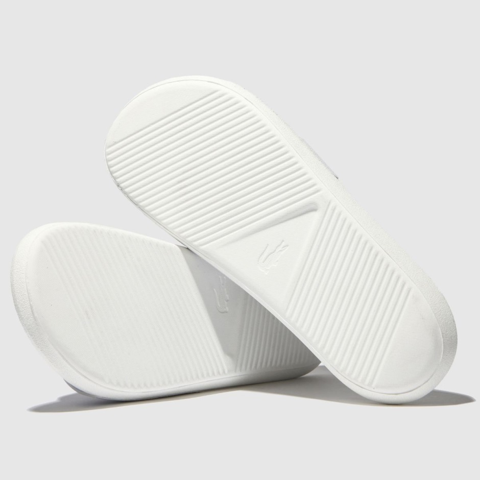 Weiß-pink Dr Martens Schweiz Lacoste Croco Slide 119 3 Sandalen