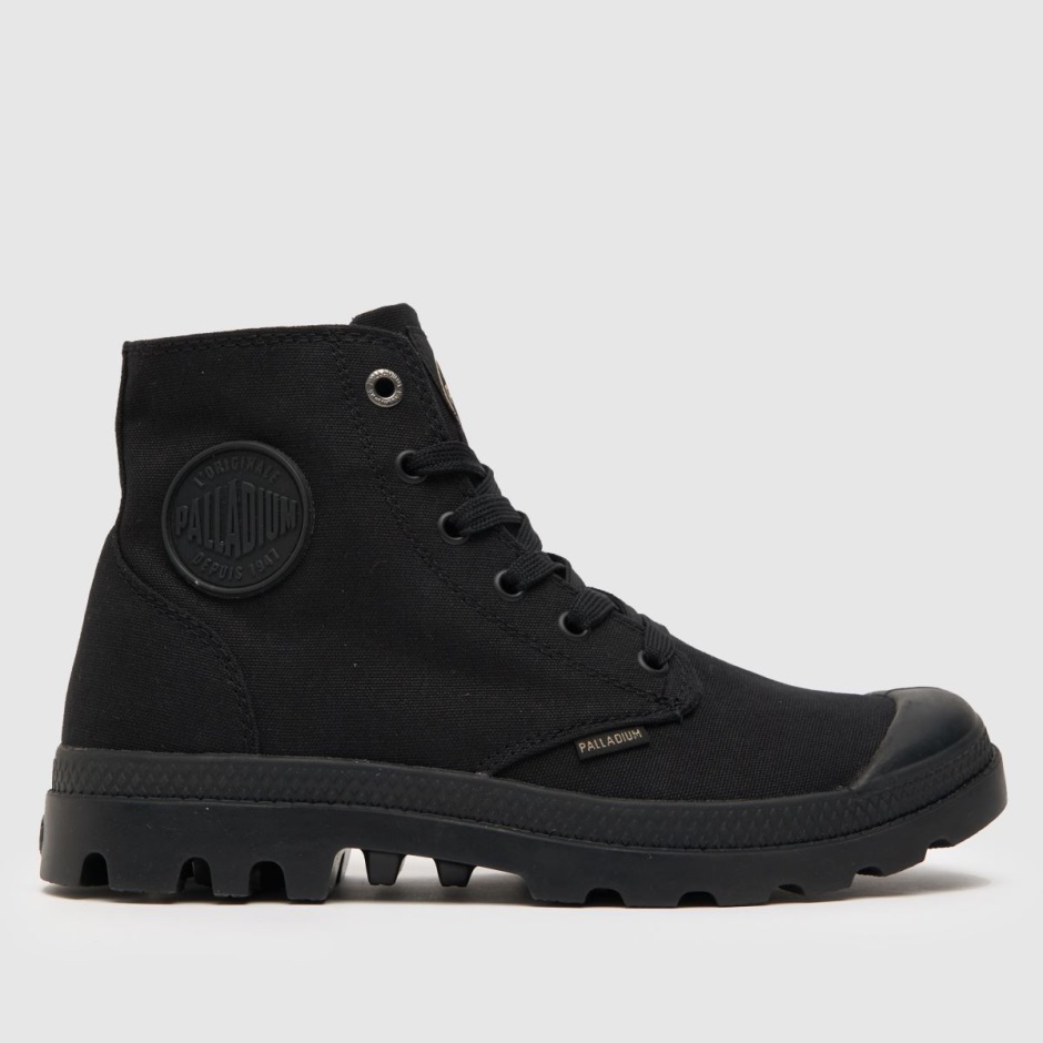 Palladium Monochrom Pampa Turnschuhe Schwarz Dr Martens Schweiz