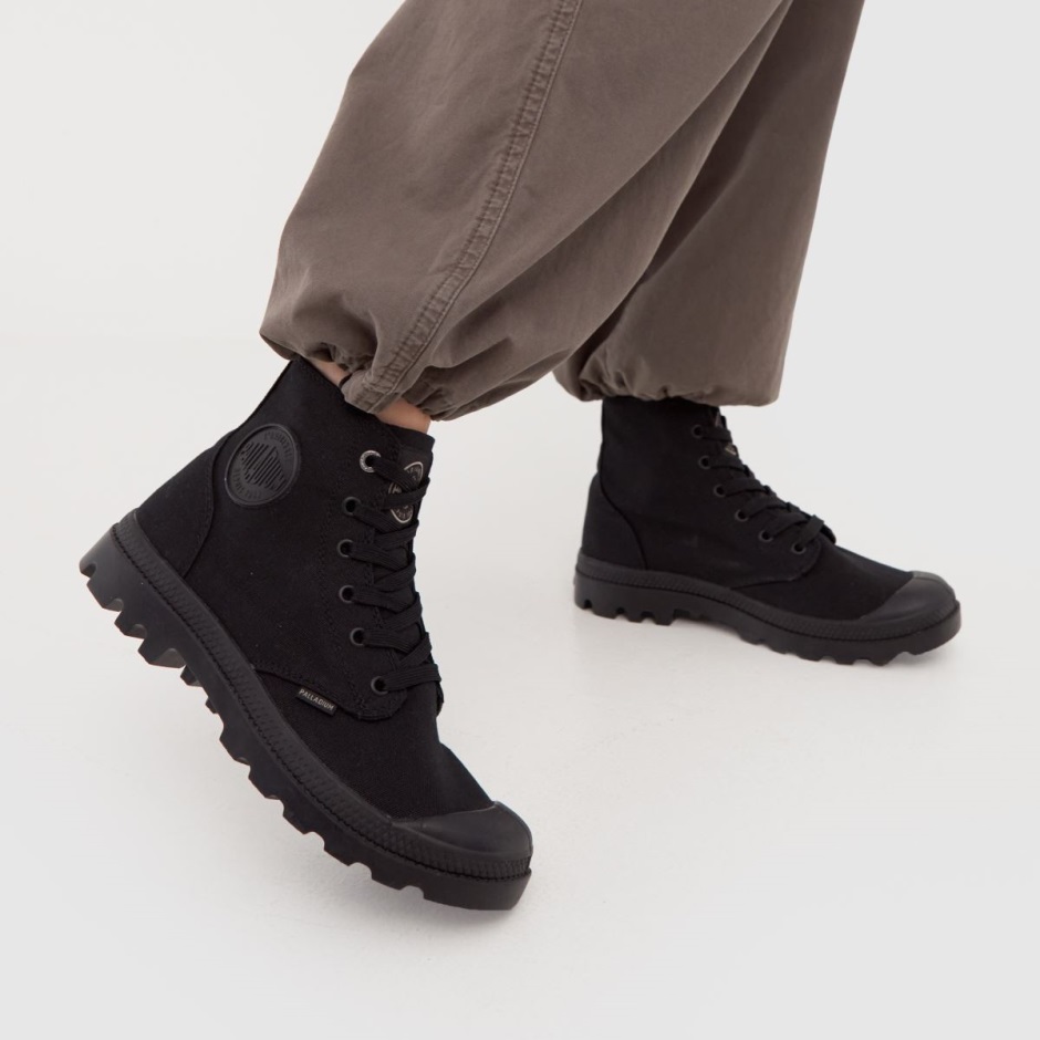 Palladium Monochrom Pampa Turnschuhe Schwarz Dr Martens Schweiz