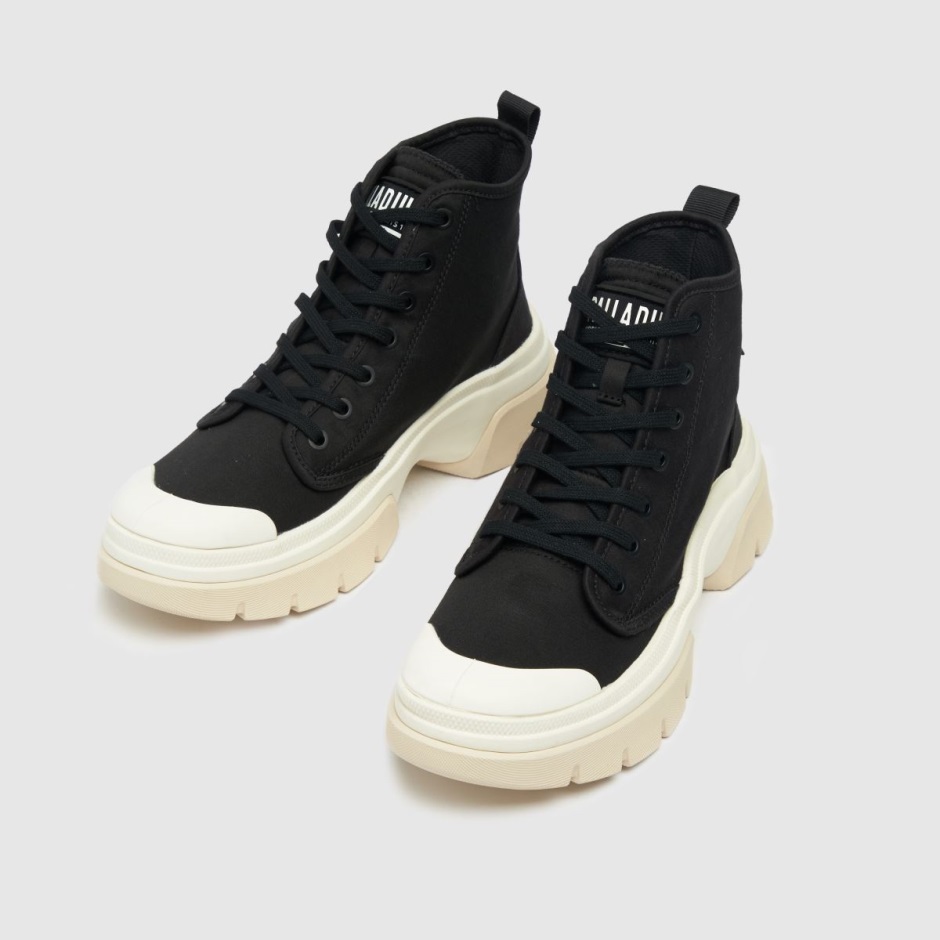 Schwarz-weiß Palladium Pallawave Sneaker Dr Martens Schweiz