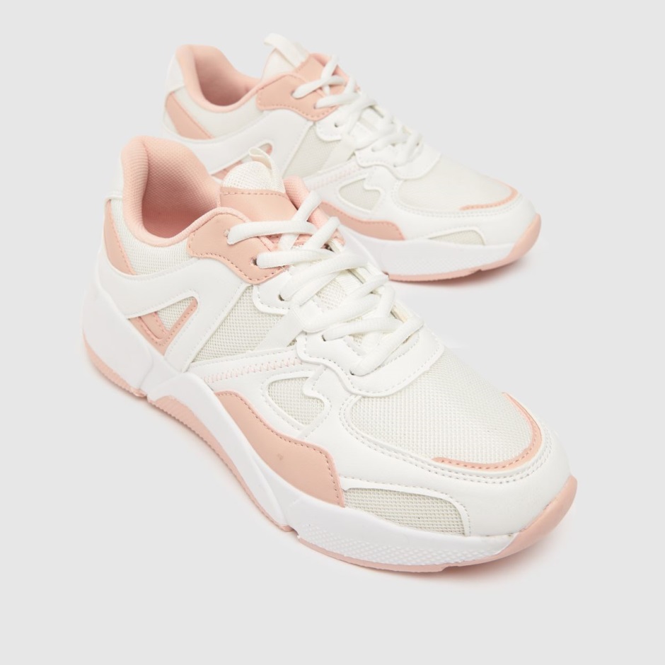 Schuh Miller Retro Runner Trainers Dr Martens Schweiz Zürich White-pink