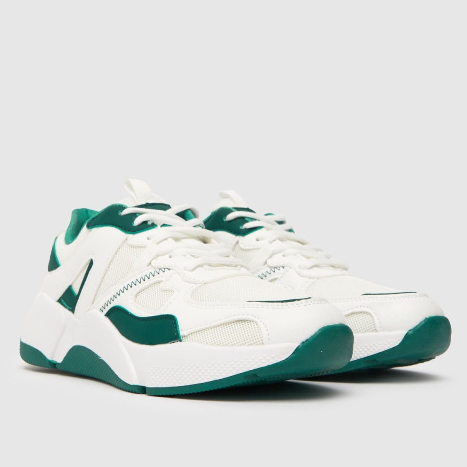 Schuh Miller Retro Runner Trainers White-green Dr Martens Schweiz