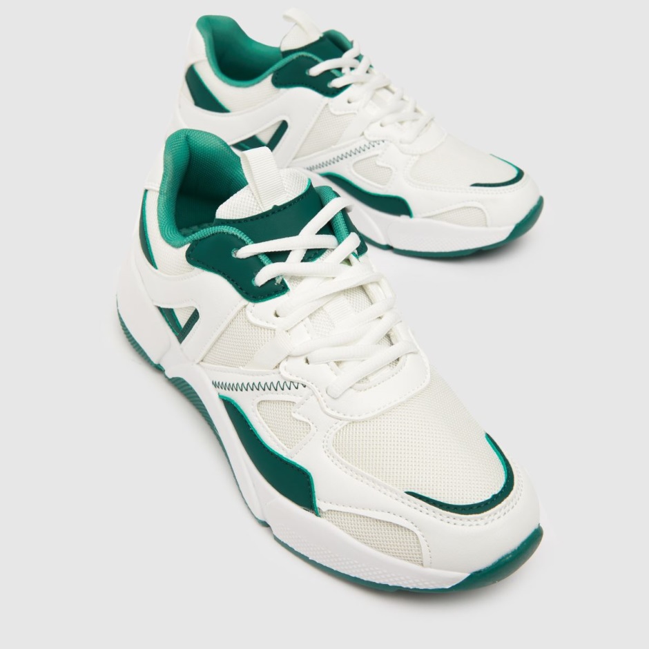 Schuh Miller Retro Runner Trainers White-green Dr Martens Schweiz