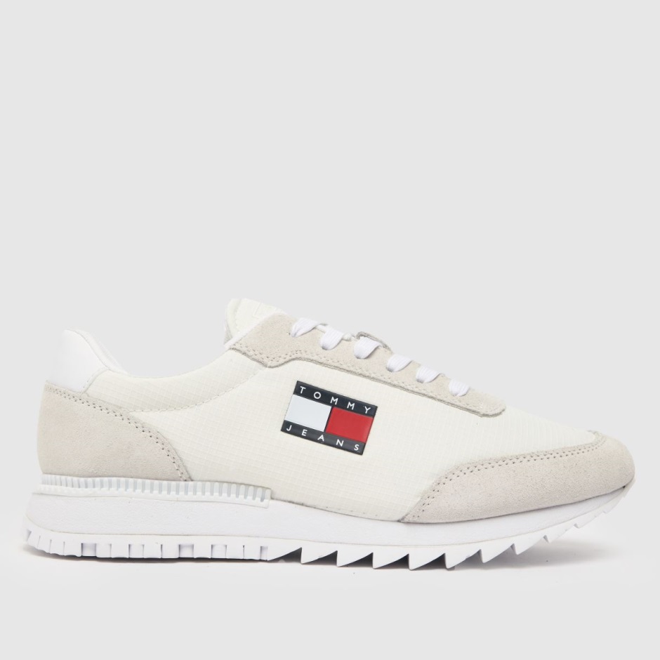 Weiße Dr Martens Schweiz Tommy Jeans Retro Evolution Turnschuhe