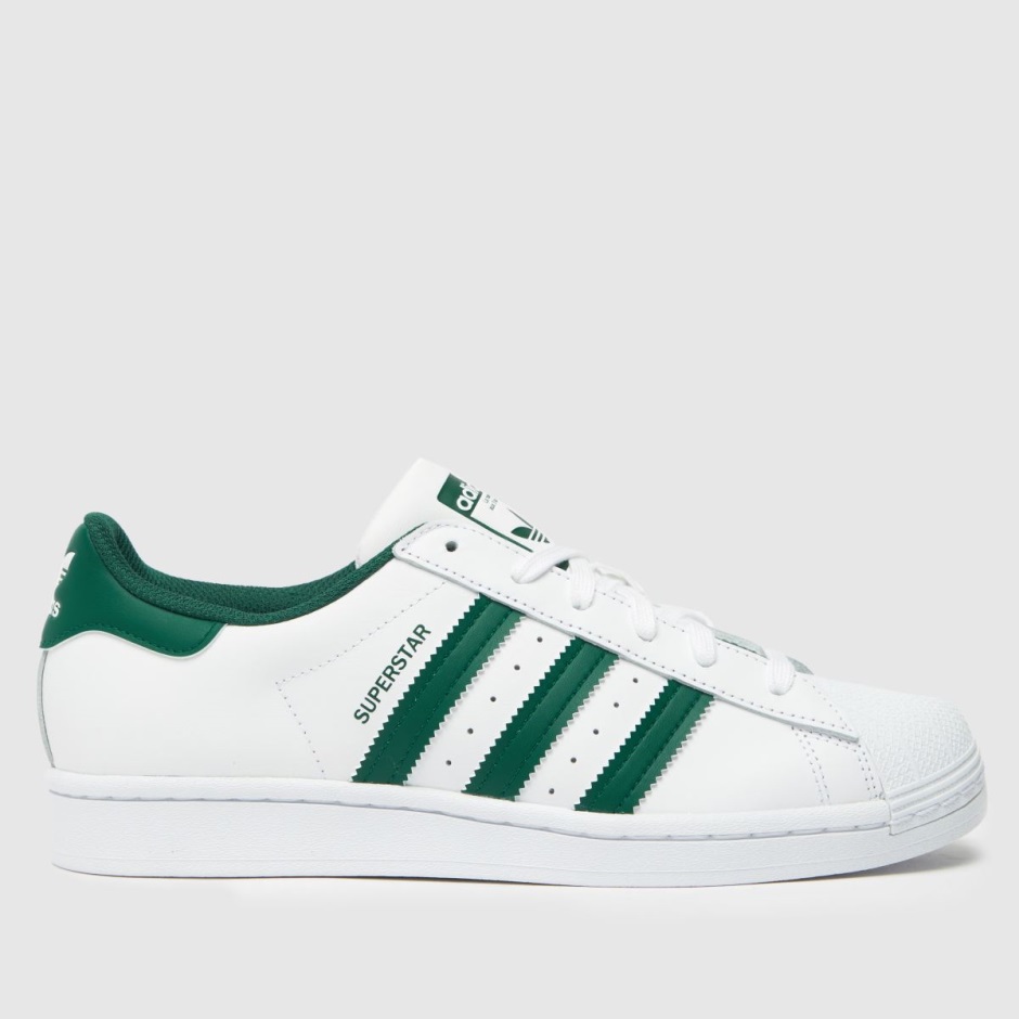 White-green Adidas Superstar Trainers Dr Martens Schweiz