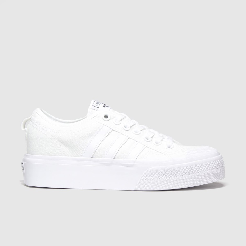 Adidas Nizza Platform Trainers White Dr Martens Schweiz