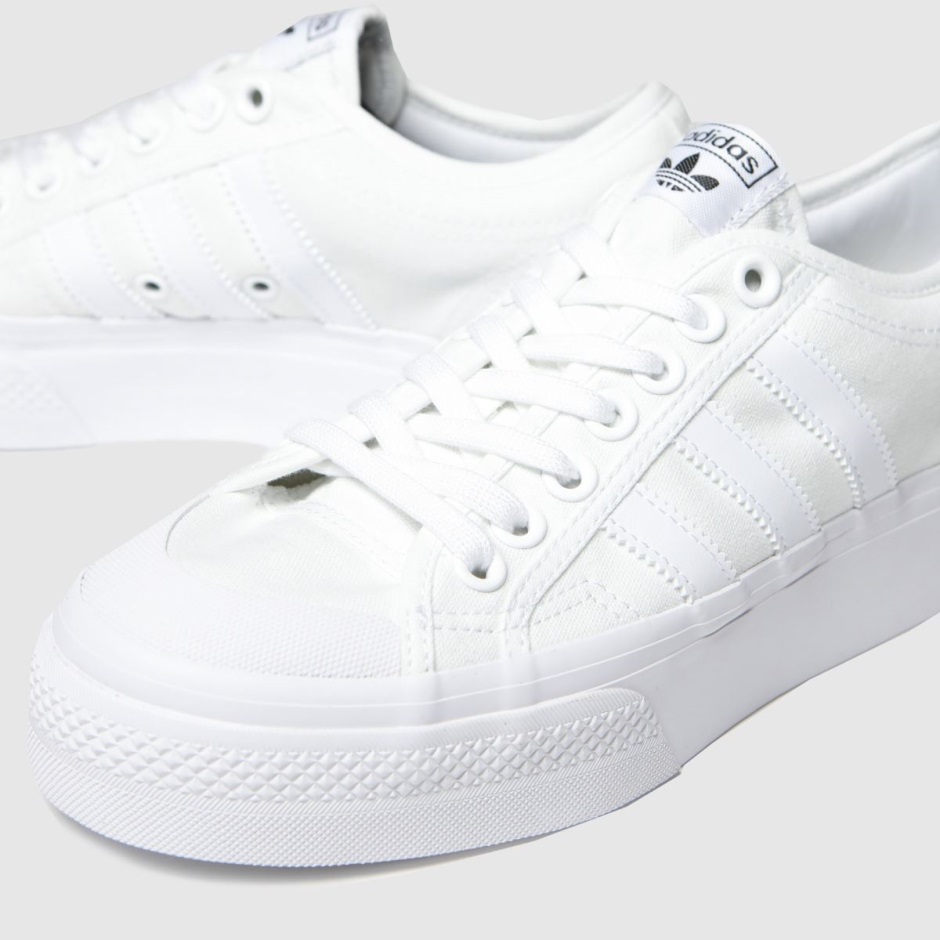 Adidas Nizza Platform Trainers White Dr Martens Schweiz