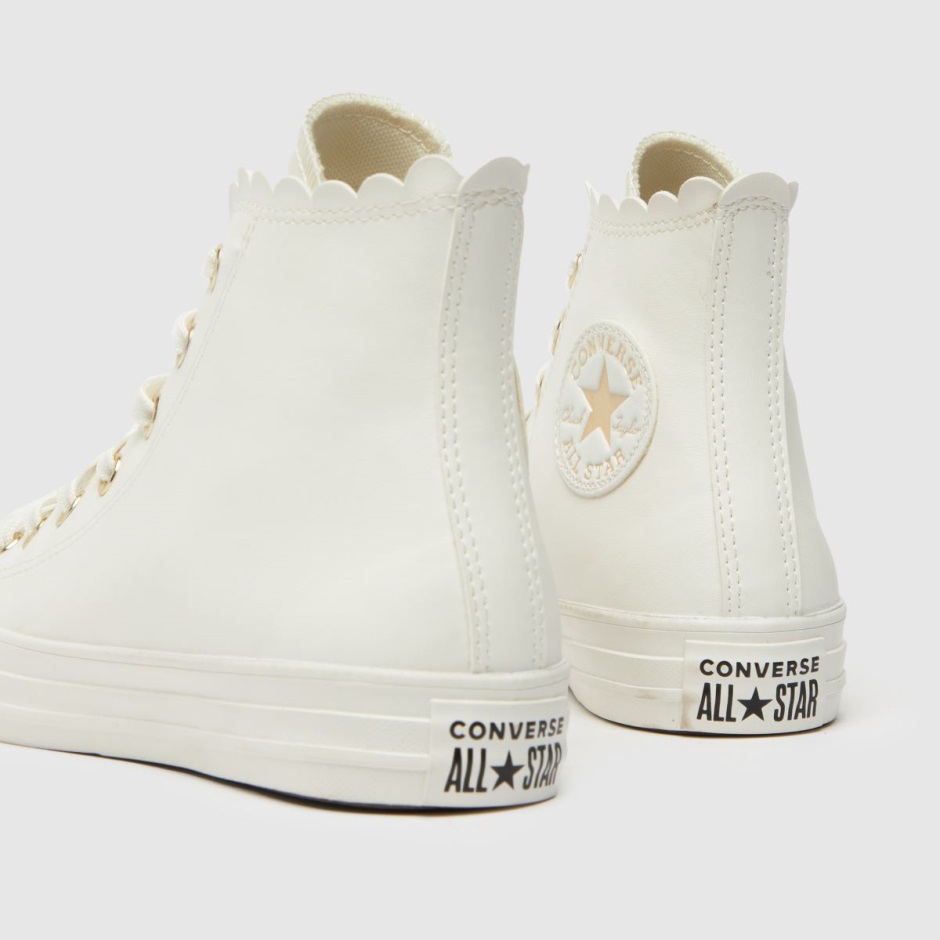 Dr Martens Schweiz Zürich White-gold Converse All Star Hi Trainers