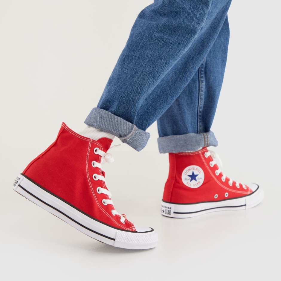 Dr Martens Schweiz Zürich Converse All Star Hi Trainers Red