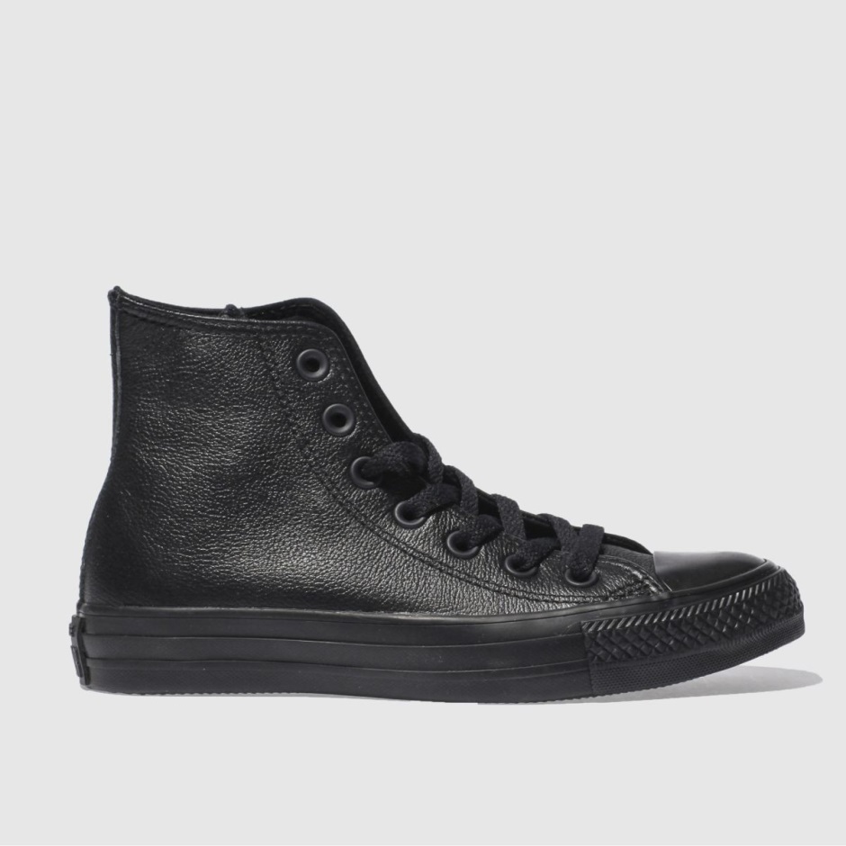 Schwarz Converse Hi Leder Mono Turnschuhe Dr Martens Schweiz