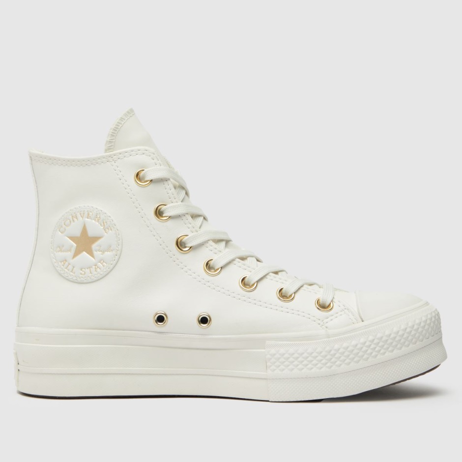 Weißgold Converse All Star Lift Hi Turnschuhe Dr Martens Schweiz