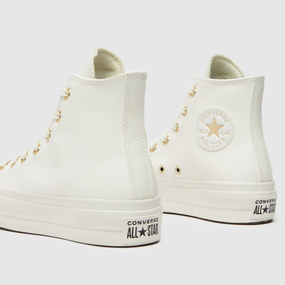 Weißgold Converse All Star Lift Hi Turnschuhe Dr Martens Schweiz
