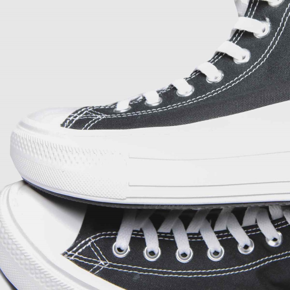 Dr Martens Schweiz Zürich Black-white Converse Move Platform Hi Trainers