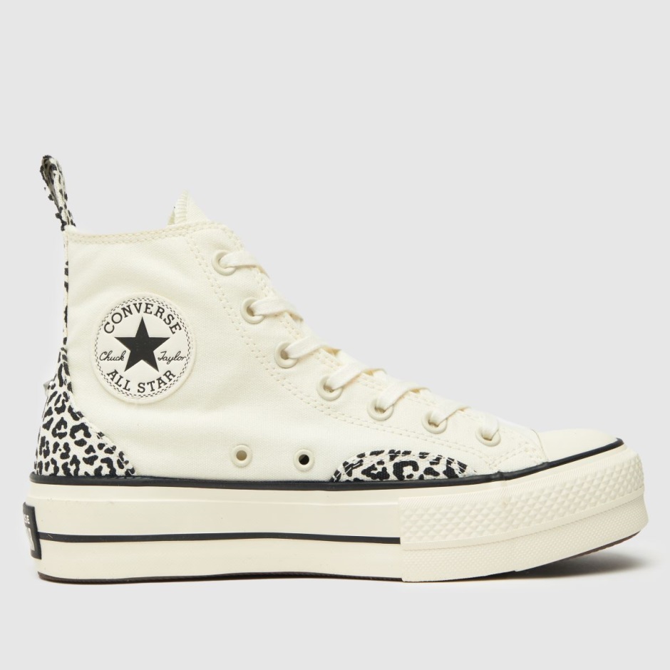 Weiß Dr Martens Schweiz Converse All Star Lift Hi Animalier Trainer