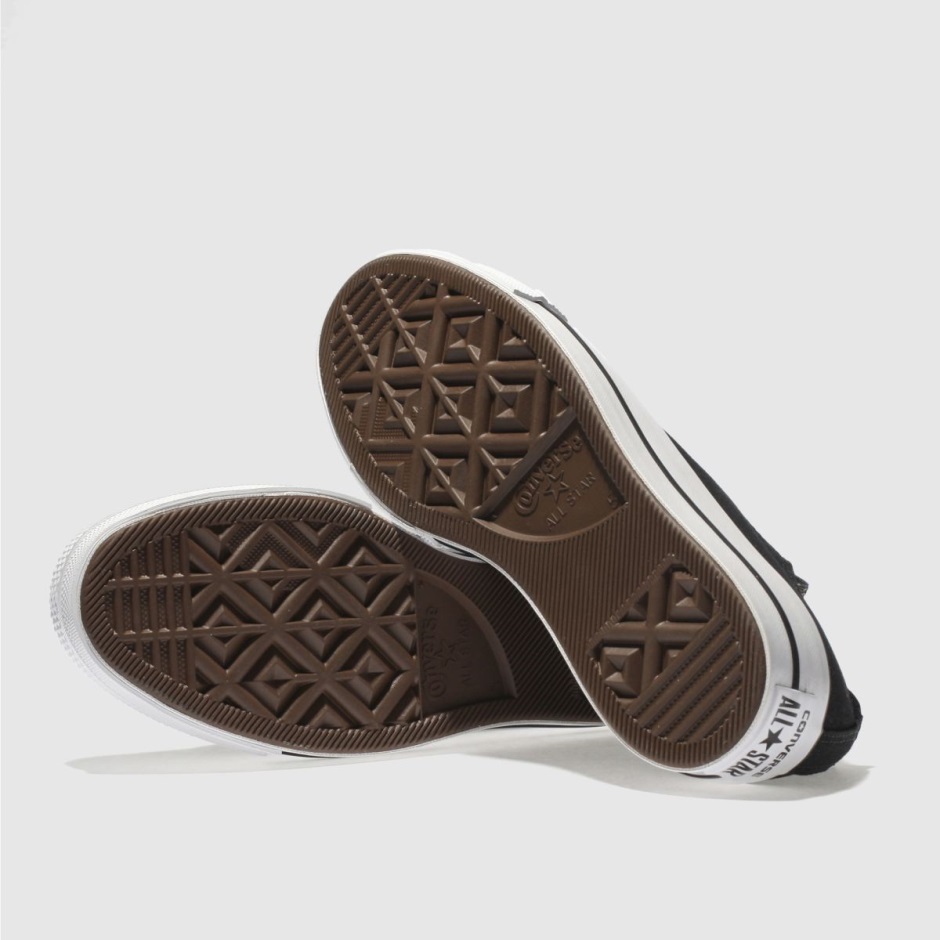 Schwarz-weiß Dr Martens Schweiz Converse Ox Lift Plateauschuhe