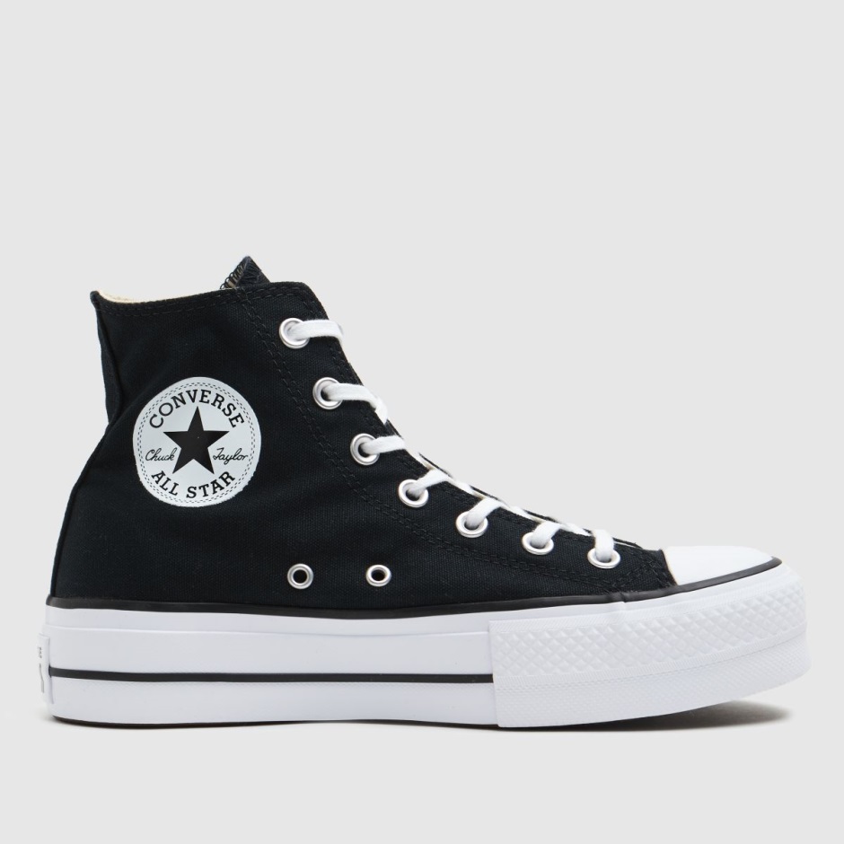 Schwarze Converse Chuck Taylor All Star Lift Hi Turnschuhe Dr Martens Schweiz