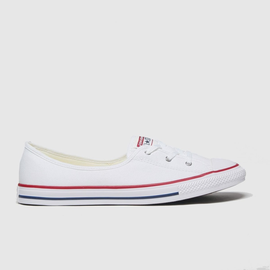Dr Martens Schweiz Zürich White Converse Ballet Lace Slip Trainers