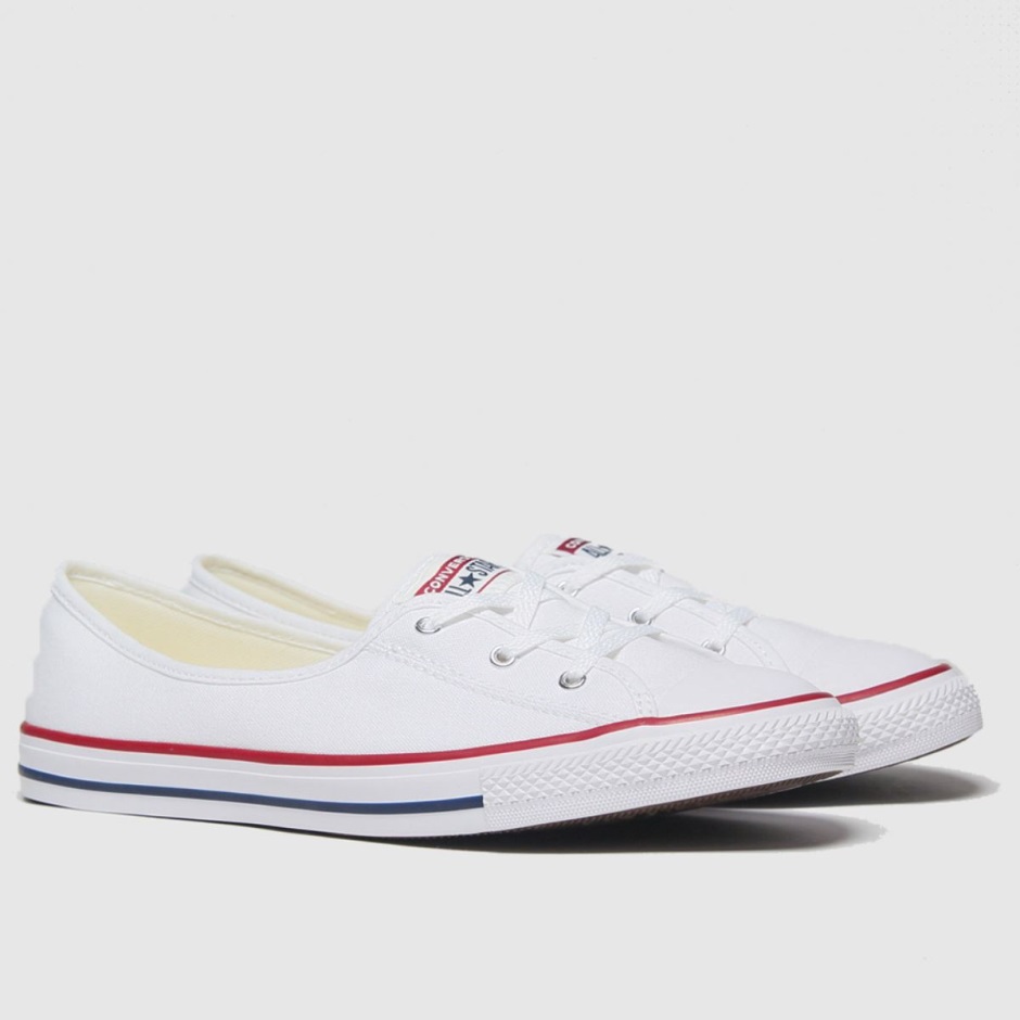 Dr Martens Schweiz Zürich White Converse Ballet Lace Slip Trainers