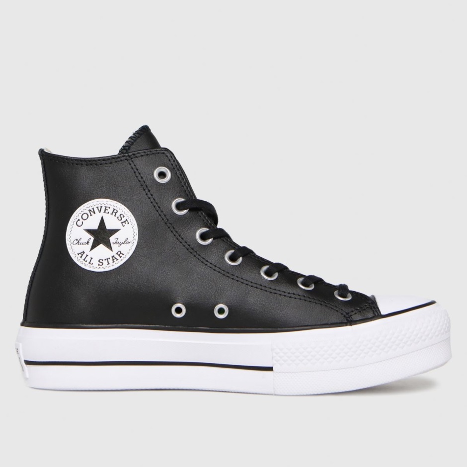 Converse Sneaker Lift Hi Aus Leder Schwarz Dr Martens Schweiz