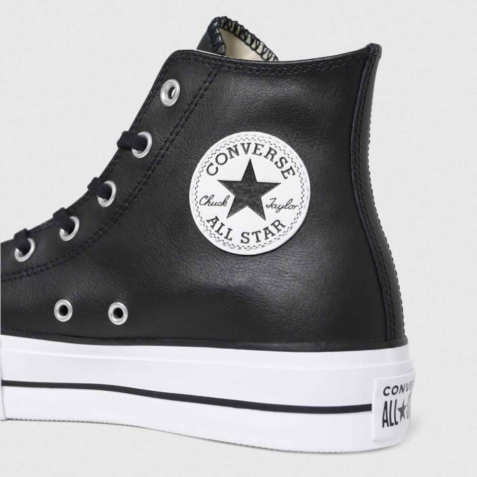 Converse Sneaker Lift Hi Aus Leder Schwarz Dr Martens Schweiz