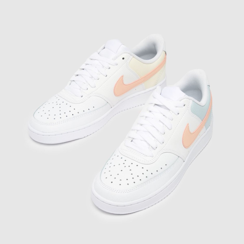 Dr Martens Schweiz Zürich Nike Court Vision Low Trainers White-pink