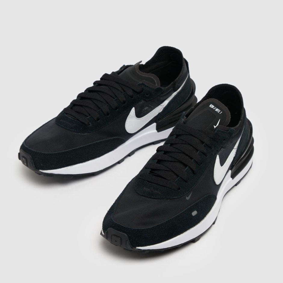 Schwarz-weiß Dr Martens Schweiz Nike Waffle One Trainer