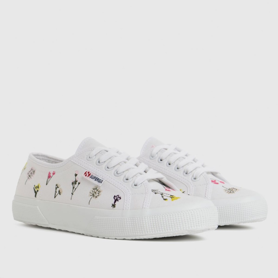 Superga 2750 Flower Bloom Trainers Dr Martens Schweiz Zürich White