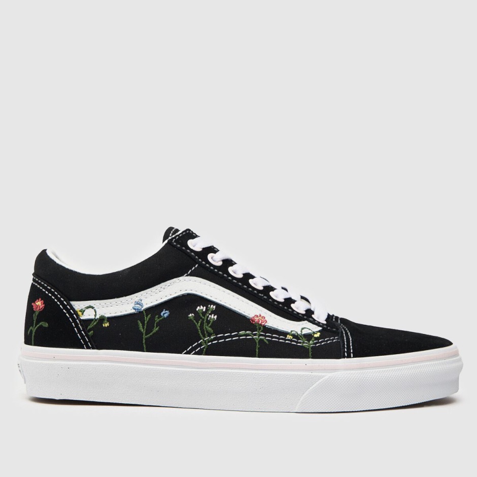 Black Dr Martens Schweiz Vans Wildflower Old Skool Trainers