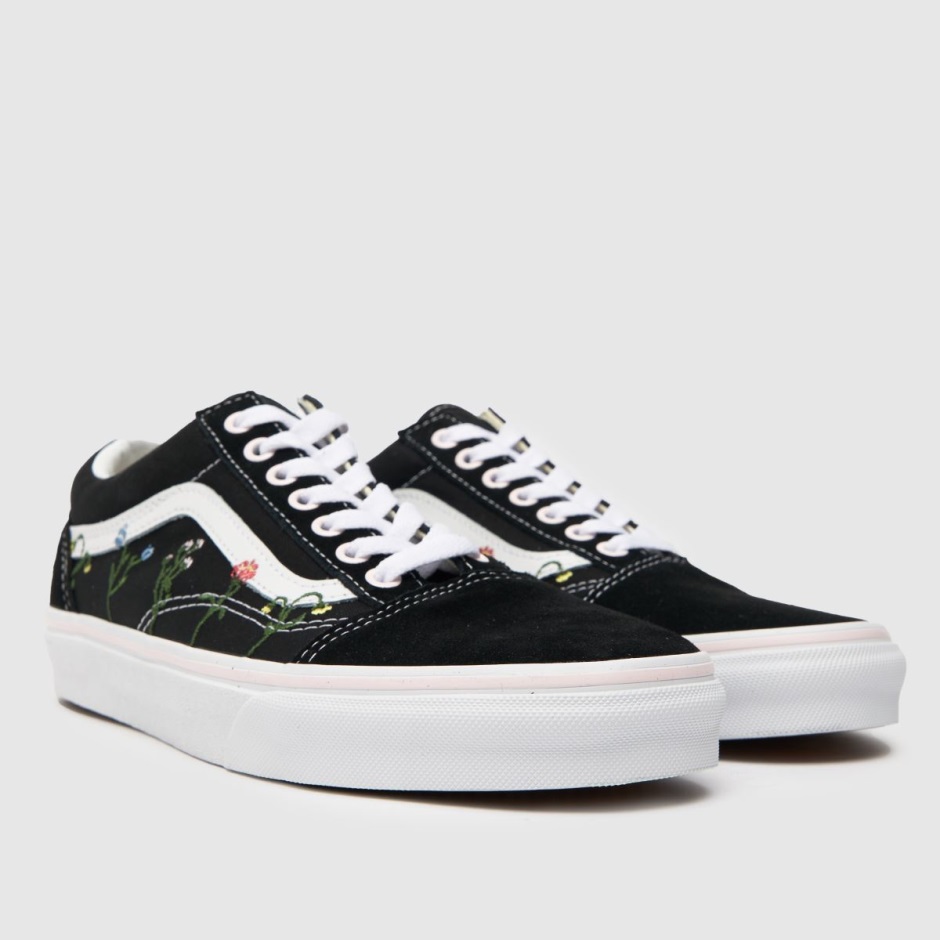 Black Dr Martens Schweiz Vans Wildflower Old Skool Trainers