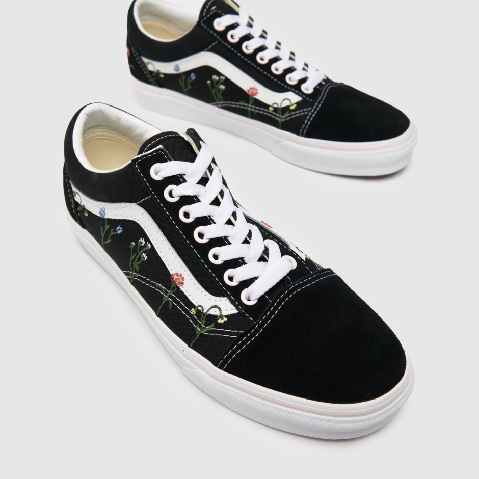 Black Dr Martens Schweiz Vans Wildflower Old Skool Trainers