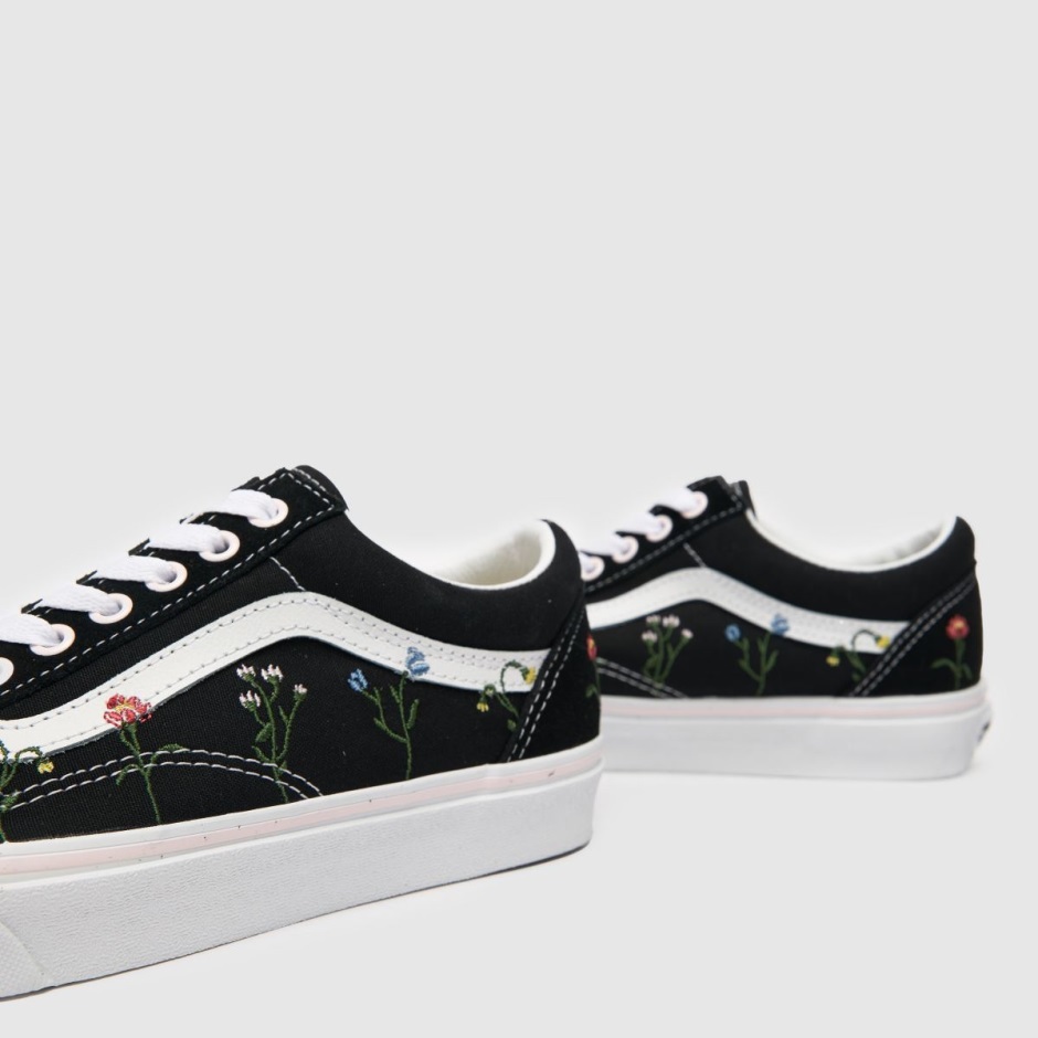Black Dr Martens Schweiz Vans Wildflower Old Skool Trainers