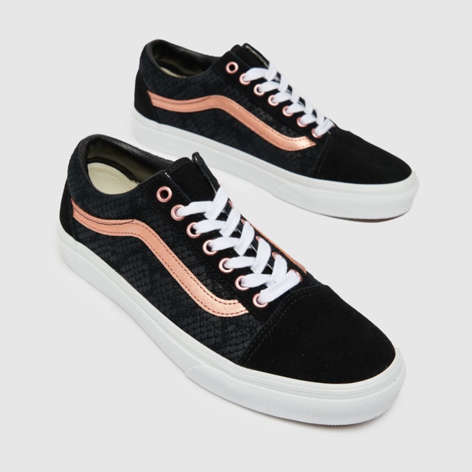 Dr Martens Schweiz Zürich Black-gold Vans Old Skool Snake Trainers