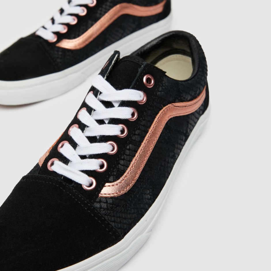 Dr Martens Schweiz Zürich Black-gold Vans Old Skool Snake Trainers