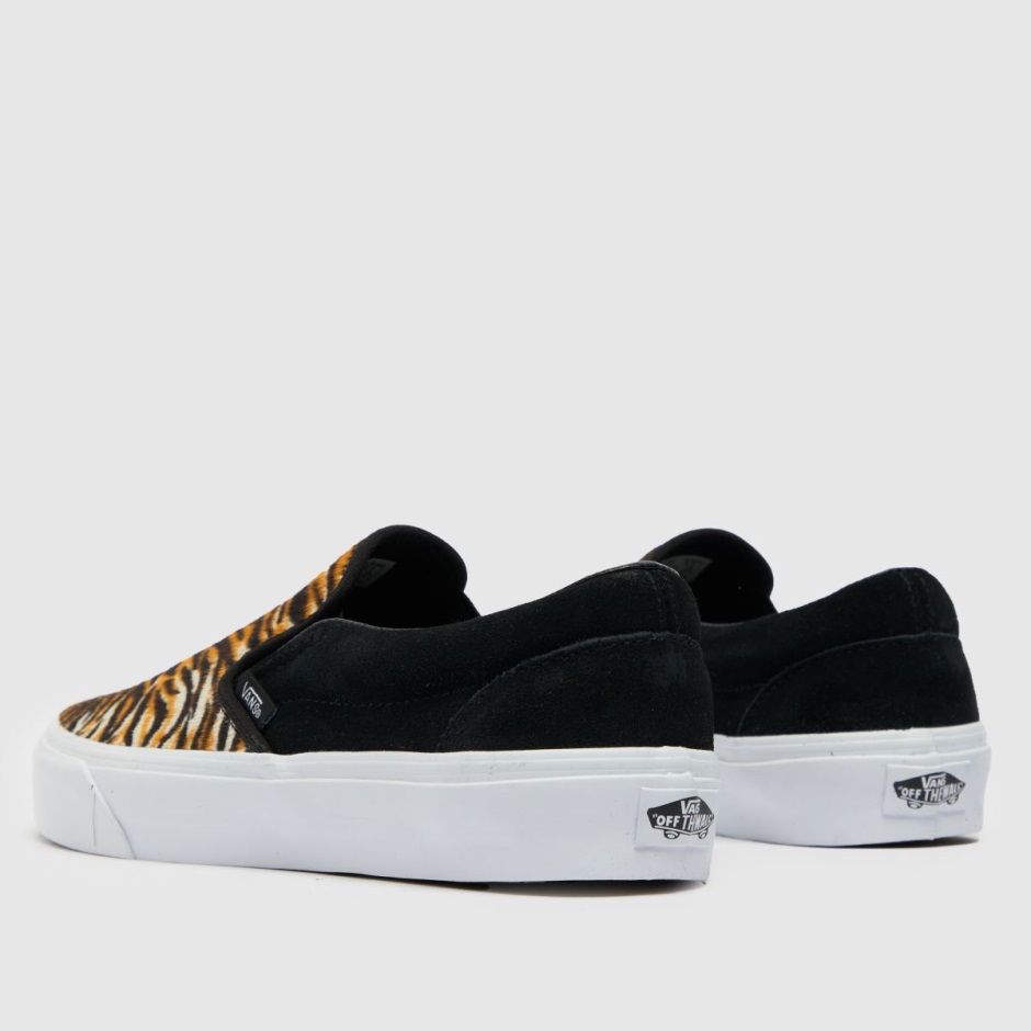 Braun-schwarz Dr Martens Schweiz Vans Classic Slip-on Tiger Trainer