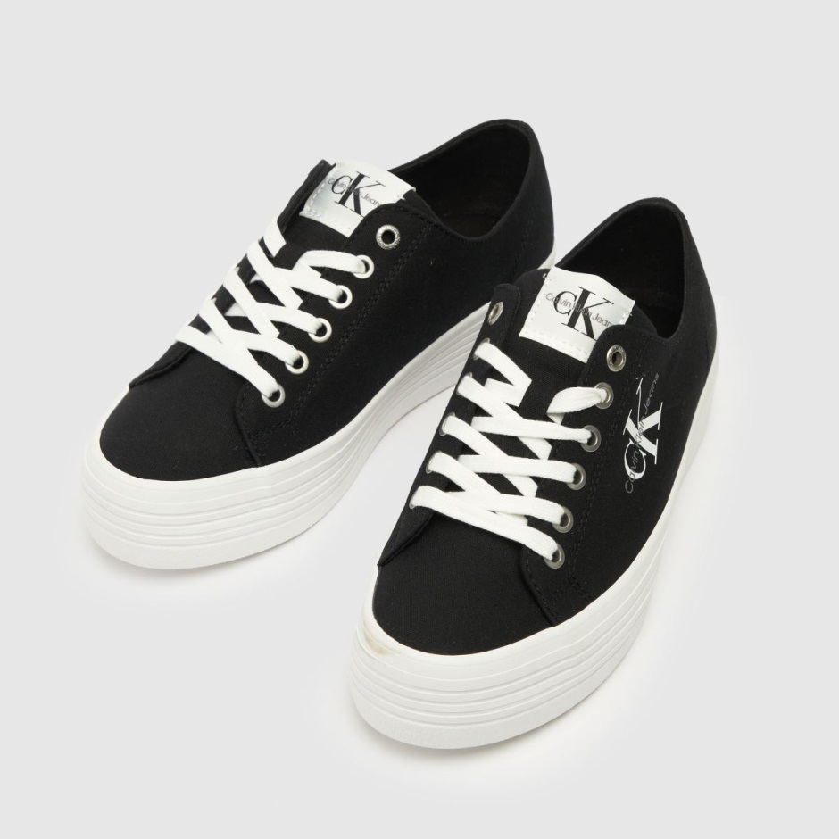 Ck Jeans Vulkanisierte Plateauschuhe Schwarz-weiss Dr Martens Schweiz