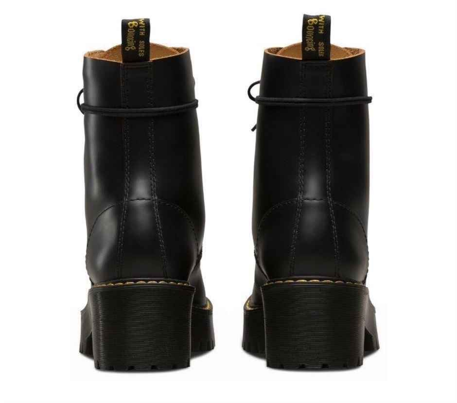 Leona Vintage Heeled Boot Dr Martens Schweiz Zürich Black Vintage Smooth