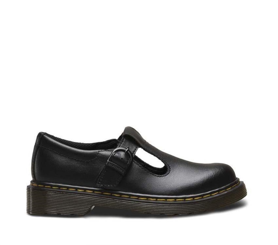 Dr Martens Schweiz Zürich Junior Polley T-bar Black