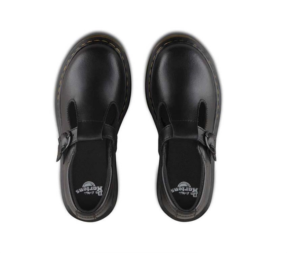Dr Martens Schweiz Zürich Junior Polley T-bar Black