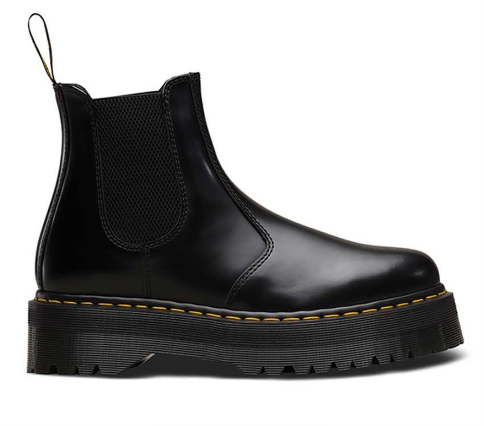 Dr Martens Schweiz Zürich 2976 Quad Black Polished Smooth