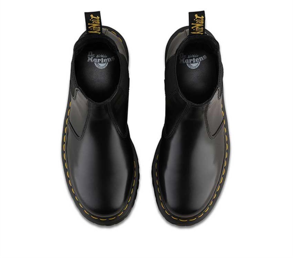 Dr Martens Schweiz Zürich 2976 Quad Black Polished Smooth