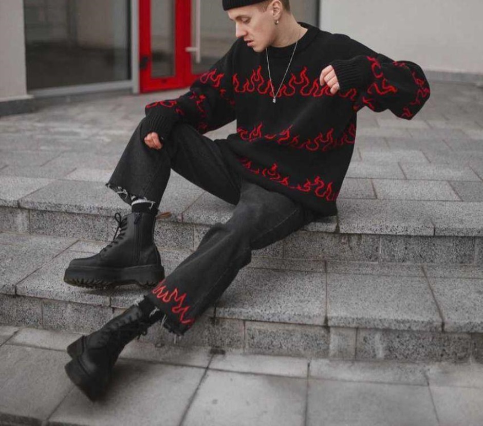 Jadon Ii Mono Vegan Black Felix Rub Off Dr Martens Schweiz