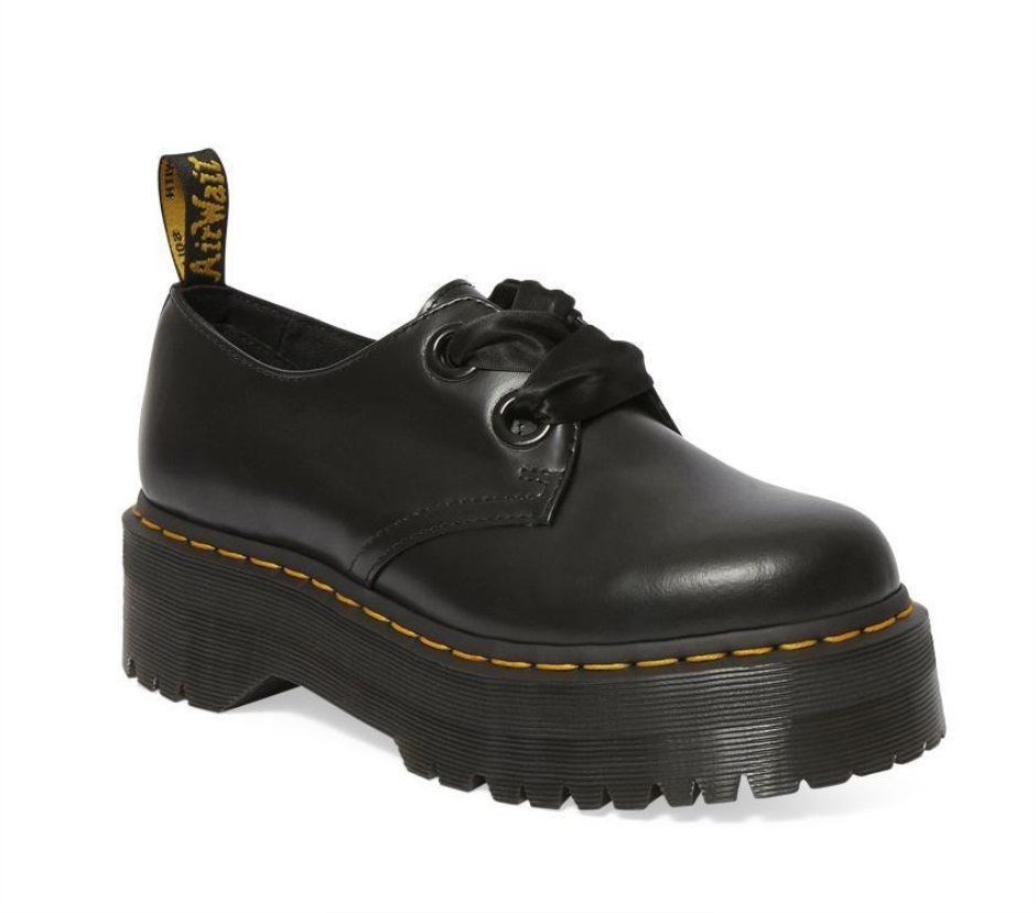 Dr Martens Schweiz Zürich Holly Platform Shoe Black Buttero