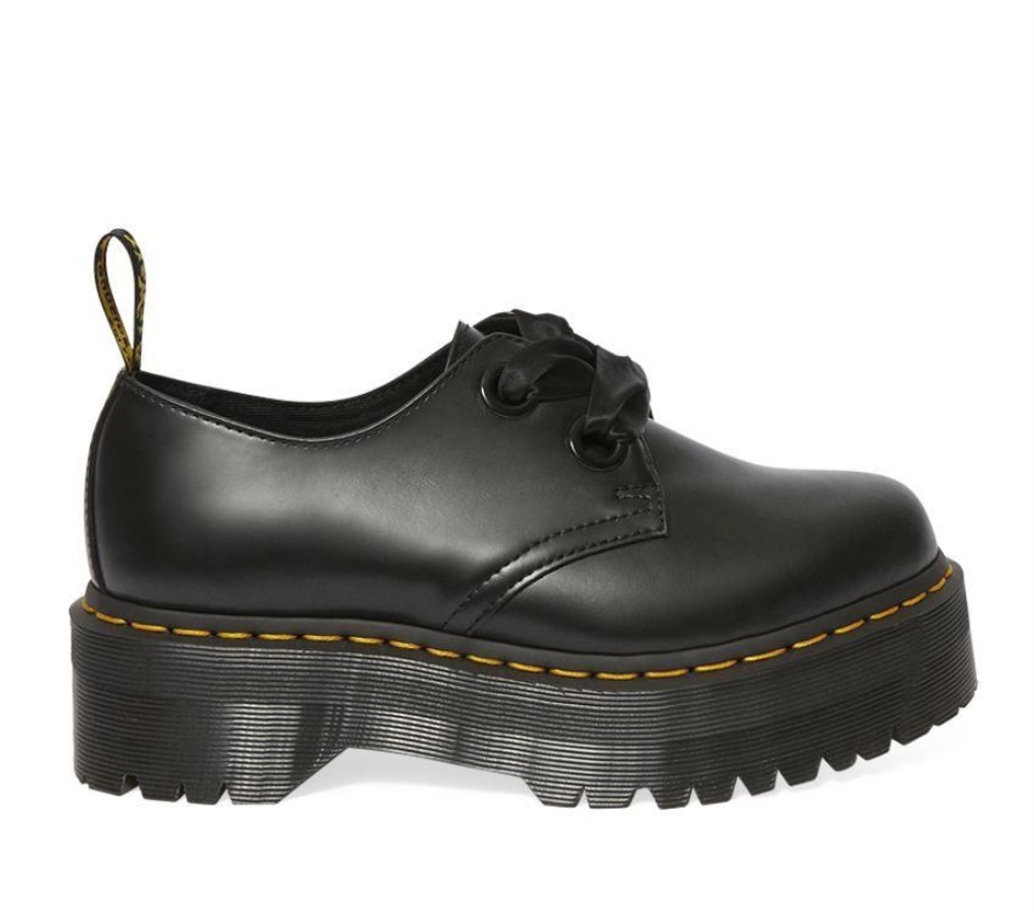 Dr Martens Schweiz Zürich Holly Platform Shoe Black Buttero